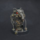 3d metal steampunk mechanical dinosaur skull head model kits