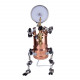 3d steampunk metal band musician trumpet model saxophone robot table lamp crafts