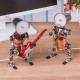 3d steampunk metal band musician trumpet model saxophone robot table lamp crafts