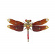 3pcs/set steampunk dragonfly 3d metal puzzle for adults