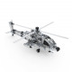 466pcs+ diy assembly 3d metal military warplane helicopter  model kits puzzle toys