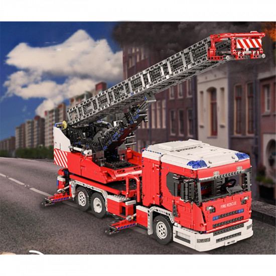 remote controlled firetruck 4886pcs