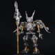 4pcs assembly diy metal 3d oriental ancient fighting soldier mecha figure team model kit adult