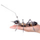3pcs set metal worker ant team diy model kits assembly