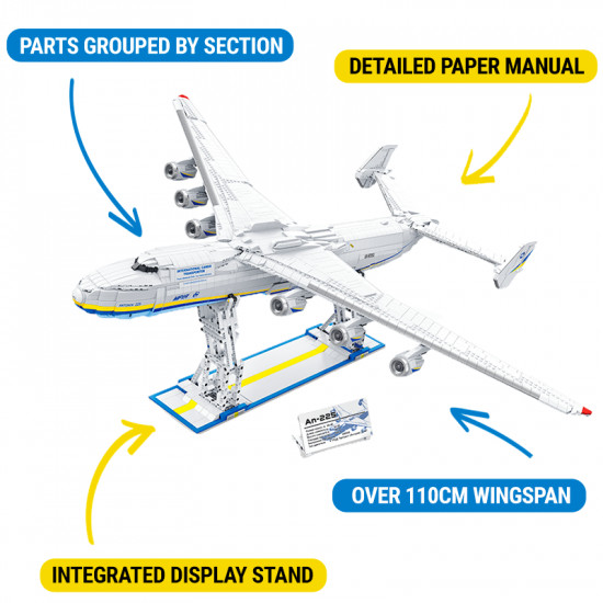 the ultimate antonov 225 with stand 5349pcs