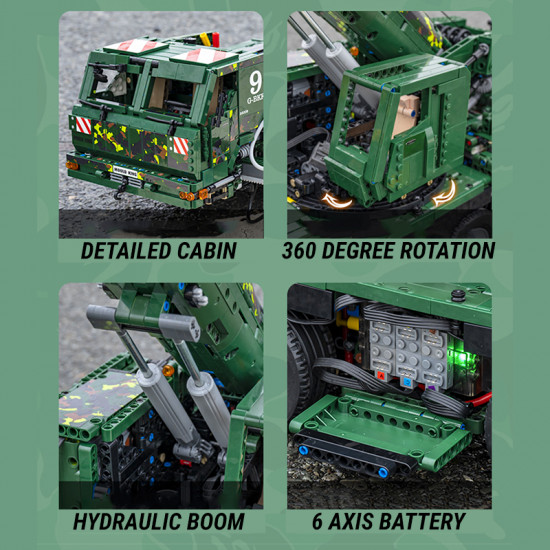 remote controlled armoured rescue vehicle 5538pcs