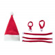 5pcs/set miniature santa hat for 3d metal puzzle kits