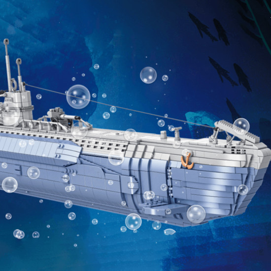 viic u-552 submarine 6171pcs