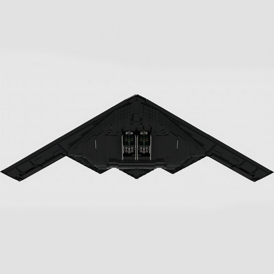 the ultimate 150cm b-2 stealth bomber 6808pcs