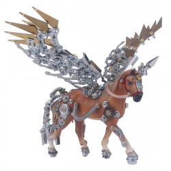 752pcs diy 3d assembly metal mechanical wing unicorn angle model kit toy