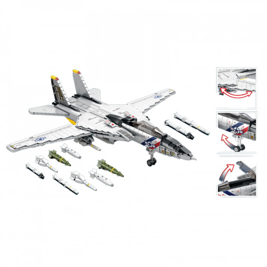 the mega fighter jet bundle 7846pcs