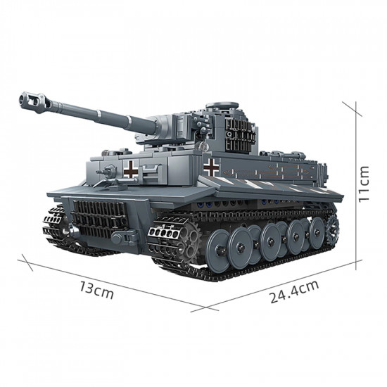 remote controlled tiger tank 800pcs