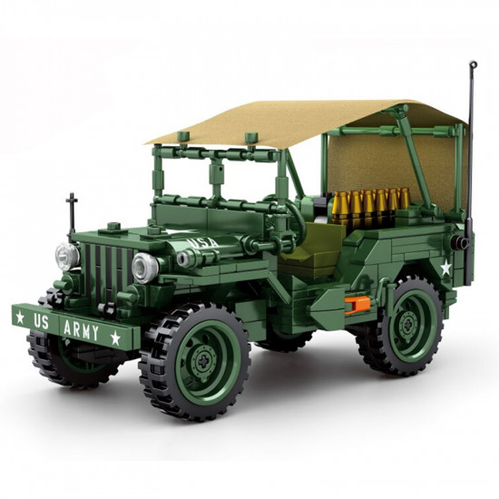 us army jeep 807pcs