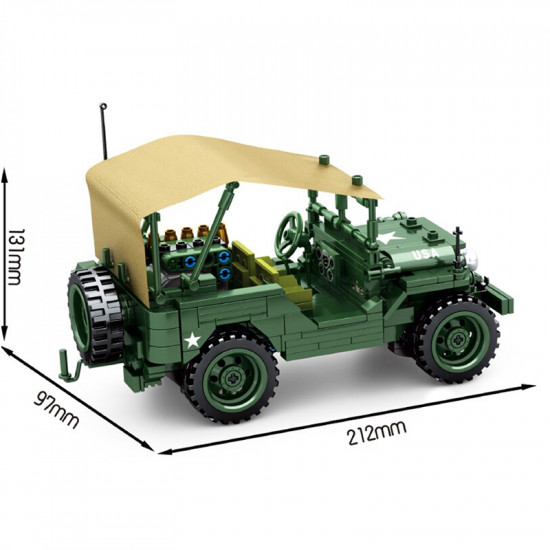 us army jeep 807pcs