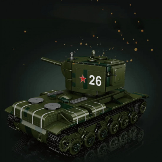 remote controlled kv-2 tank 897pcs