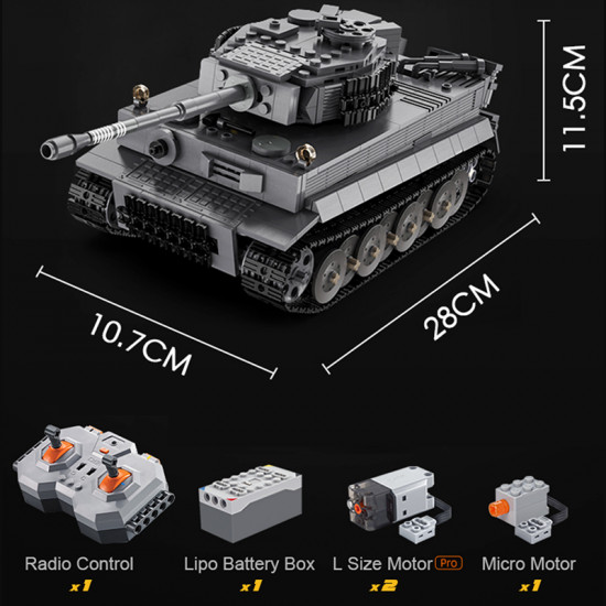 remote controlled tank 925pcs