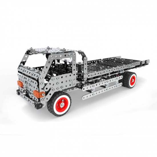 935pcs 3d assembly metal engineering truck construction puzzle model kit