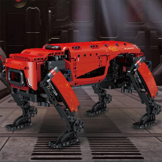 remote controlled blockzone dynamics robot dog 935pcs