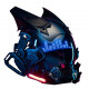 adult punk gothic mask helmet with chargeable lights halloween cosplay