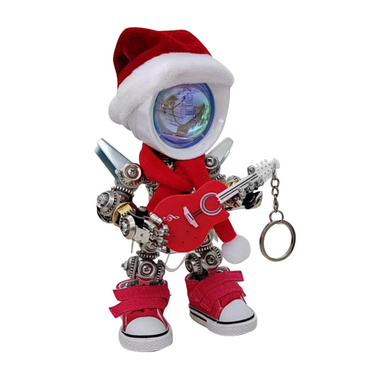 build a mechanical santa clause diy kits 3d metal puzzle