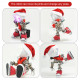 build a mechanical santa clause diy kits 3d metal puzzle