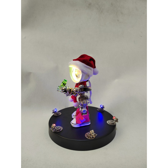 build a mechanical santa clause diy kits 3d metal puzzle