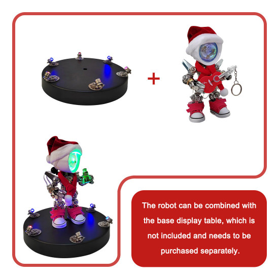 build a mechanical santa clause diy kits 3d metal puzzle