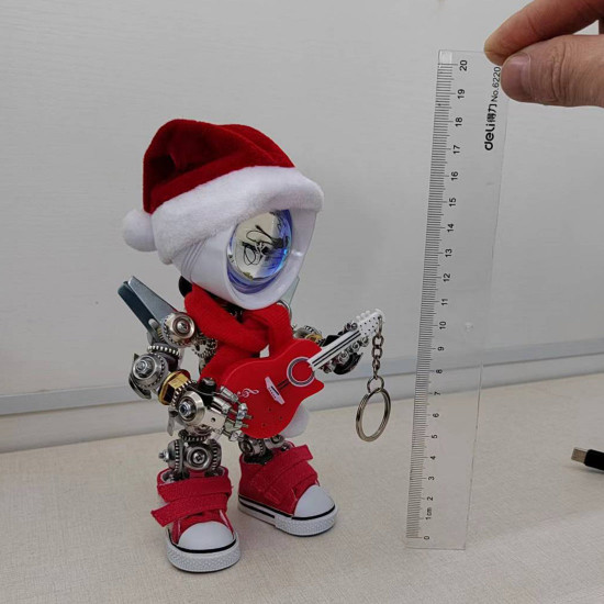 build a mechanical santa clause diy kits 3d metal puzzle