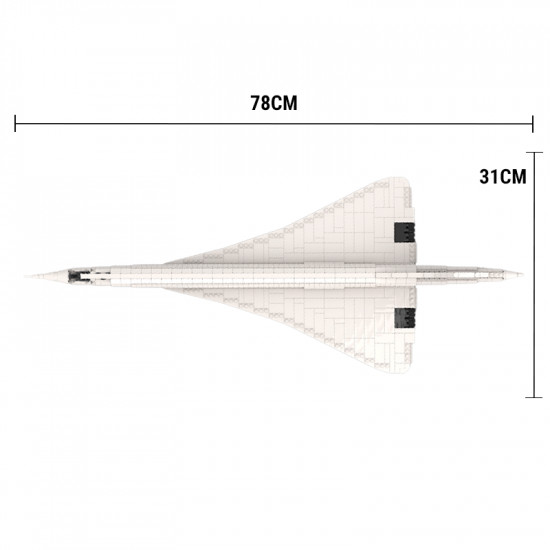 the ultimate 78cm concorde 1465pcs