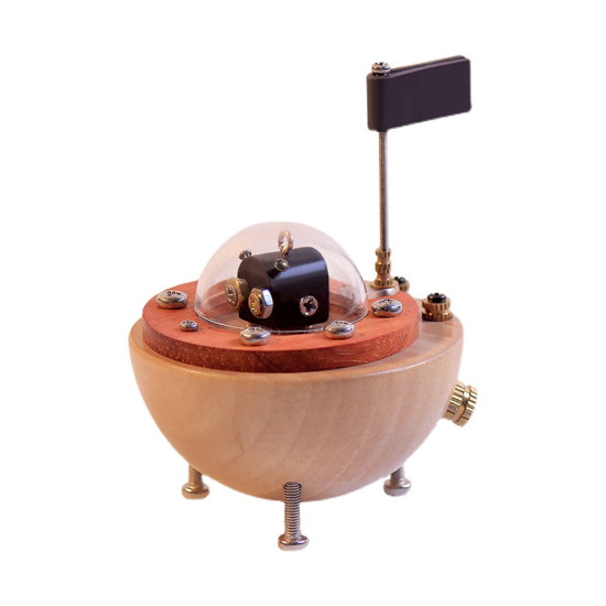 creative desk decor ufo star explorer series handmade mini magnetic note holder