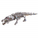 crocodile 3d diy mechanical metal assembly model (1500+pcs)