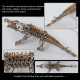 crocodile 3d diy mechanical metal assembly model (1500+pcs)