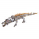 crocodile 3d diy mechanical metal assembly model (1500+pcs)