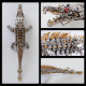 crocodile 3d diy mechanical metal assembly model (1500+pcs)