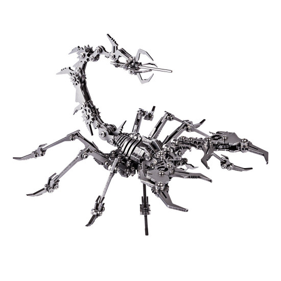 detachable scorpion king 3d stainless steel diy assembly model puzzle jigsaw