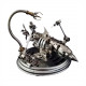 diy 3d metal mechanical giant shark model building kits for adults