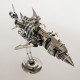 diy 3d metal mechanical giant shark model building kits for adults