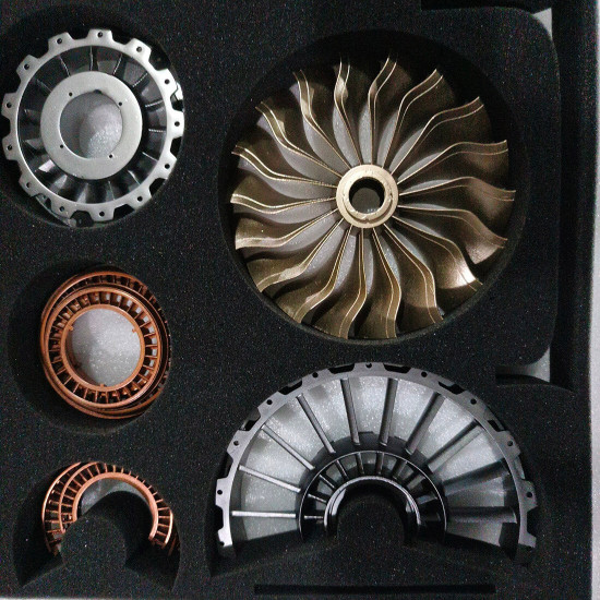 diy assembly trent 900 turbofan engine model toys (150+pcs)