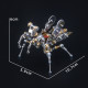 diy metal mechanical prayer mantis  insect puzzle 3d assembly model kit