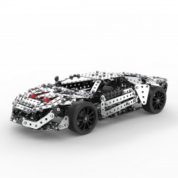 diy sports car puzzle model high-performance cars assembly 3d metal screw kits 867pcs
