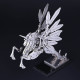 3d assembly stainless steel medium unicorn puzzle model