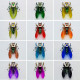 insects diy assembly model cicada toy handmade puzzle figures with voice-activated photo frame