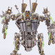 lobster shrimp heavy mech robot 3d metal puzzle led with movable joints xia-a presale