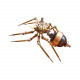 mechanical auspicious spider 3d metal insects model crafts