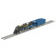 mechanical polar steel model steam train ride model diy 3d metal puzzle railway assembly kits