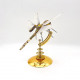 mechanical punk large dragonfly 3d diy insects model metal assembly toy creative ornament (200pcs)