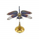 mechanical punk metallic dragonfly 3d diy insects model metal assembly toy creative ornament (200pcs)