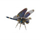 mechanical punk metallic dragonfly 3d diy insects model metal assembly toy creative ornament (200pcs)