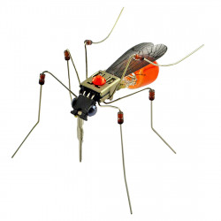 diy assembly puzzle figures handmade mosquito insect model kit with voice control base