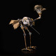 medieval steampunk knight emu bird with sword and shield 250pcs 3d metal assembly model kits